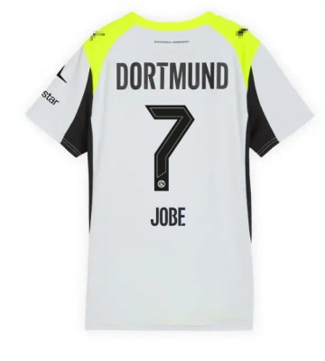 Borussia Dortmund Jobe Bellingham #7 Bortatröja Kvinnor 2025-26 Kortärmad Borussia Dortmund Jobe Bellingham #7 Bortatröja Kvinnor 2025-26 Kortärmad